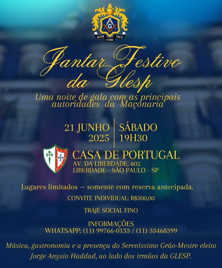 Comunicado Jantar Festivo da Glesp